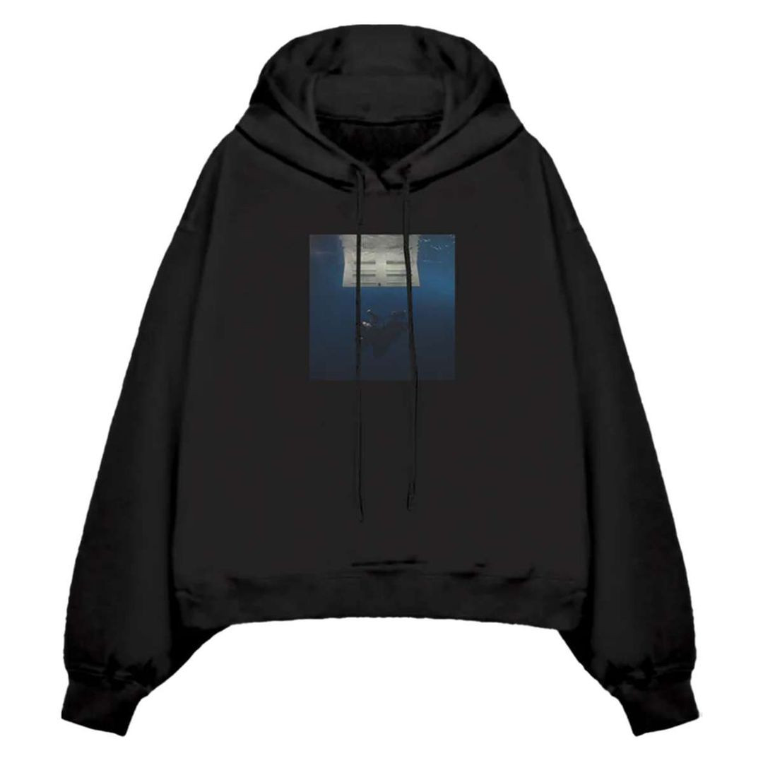 Billie Eilish Merch Hit Me Hard And Soft Black Cover Pullover Hoodie All Merch