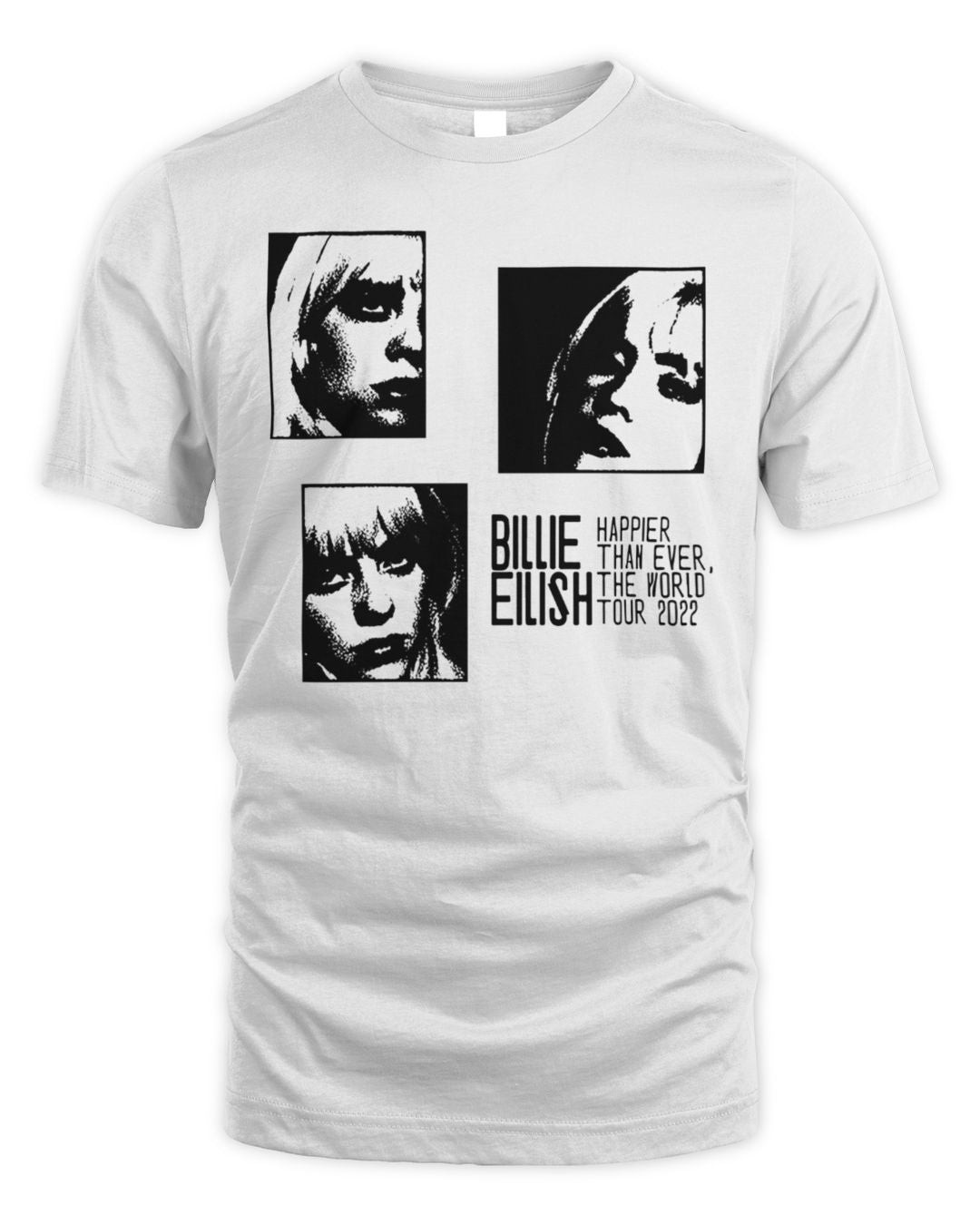 Billie Eilish Merch Montage T-Shirt All Merch