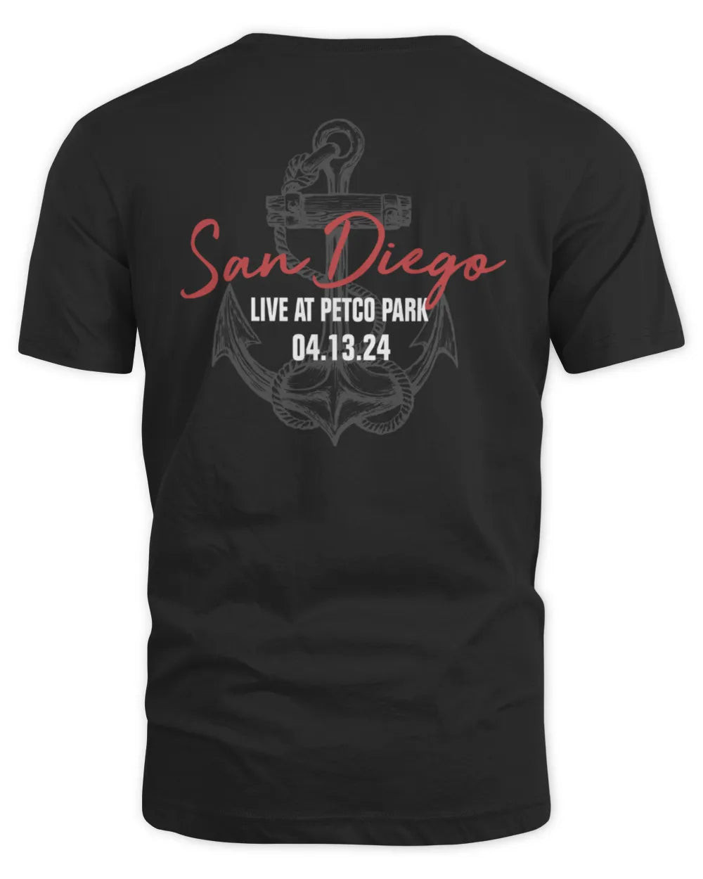 Billy Joel Merch Sting 4-13-24 San Diego, CA Event T-Shirt All Merch