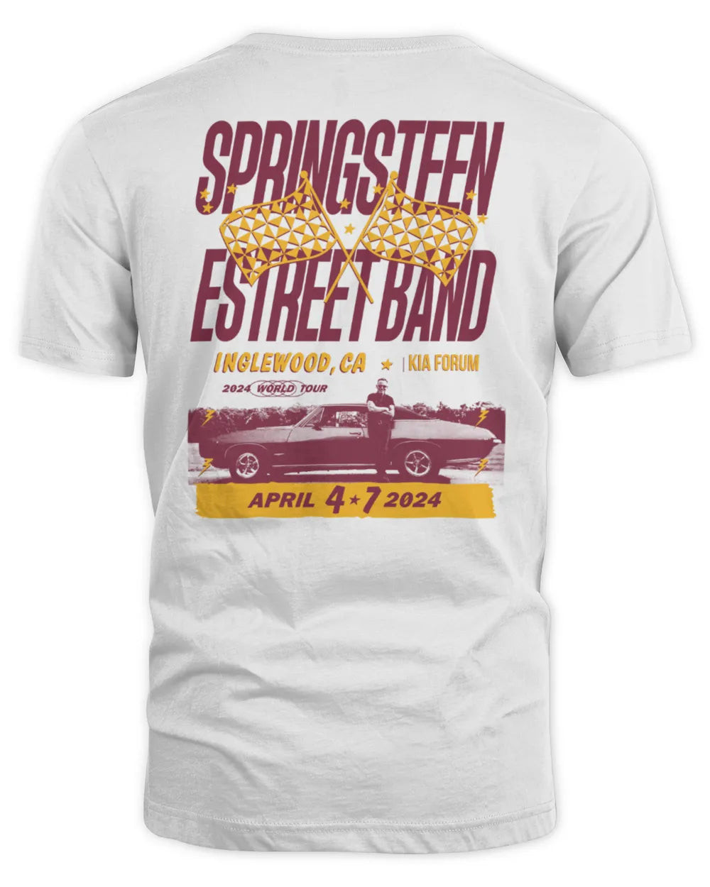 Bruce Springsteen Inglewood 2025 Show Tee All Merch