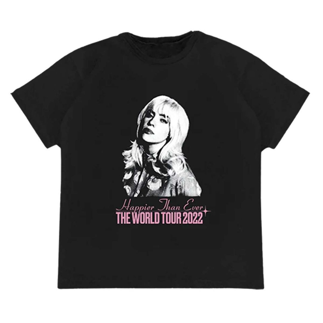 Billie Eilish Merch World Tour Black T-Shirt All Merch