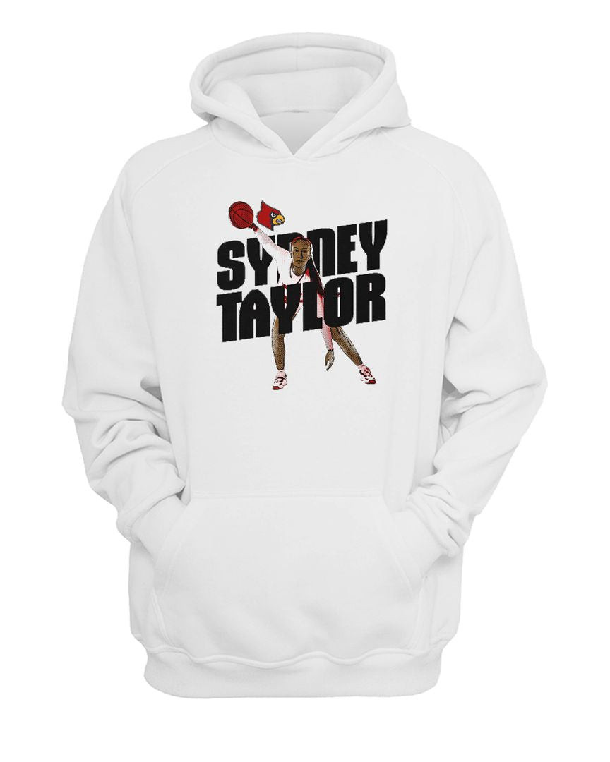 NIL Store Sydney Taylor Louisville Cardinals Basketball Hoodie All Merch