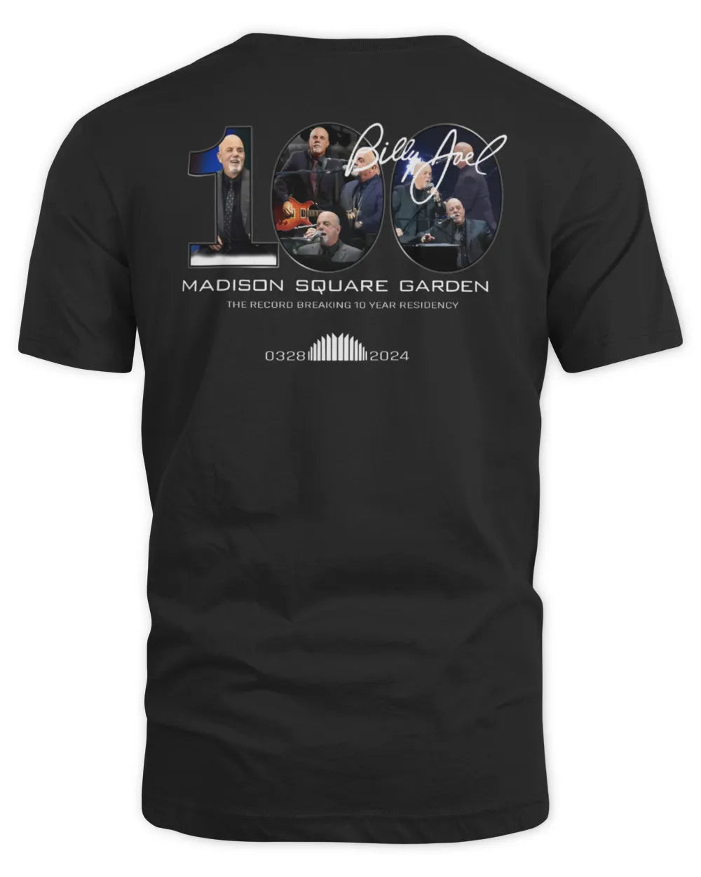 Billy Joel Merch 3-28-24 MSG New York 100th Event T-Shirt All Merch