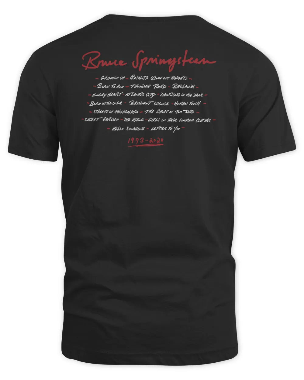 Bruce Springsteen Best Of Bruce Springsteen Black Tee All Merch