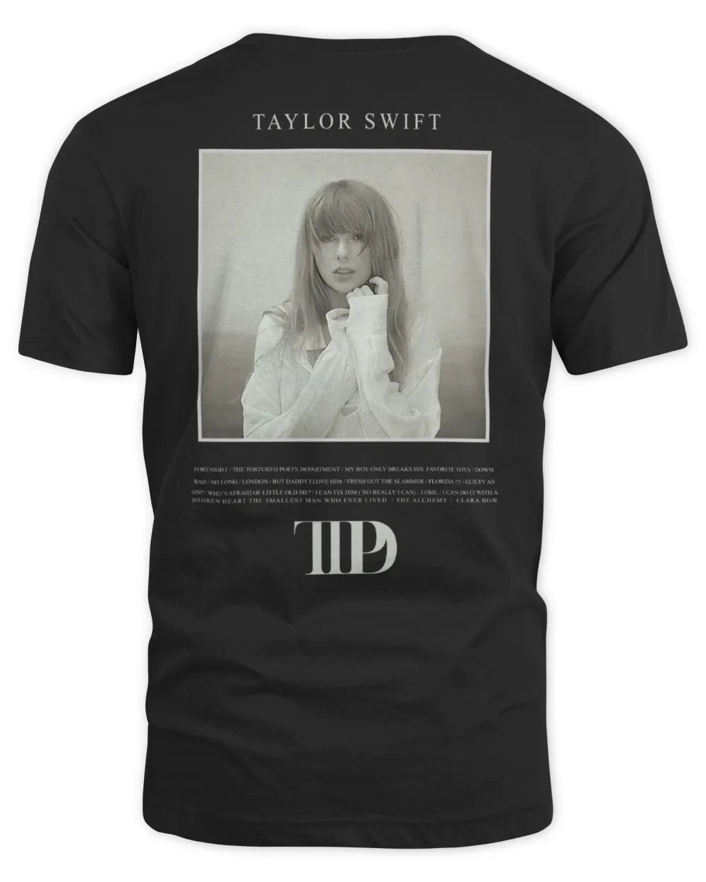 Taylor Swift Merch Store The Tortured Poets Department Gray Hoodie All Merch