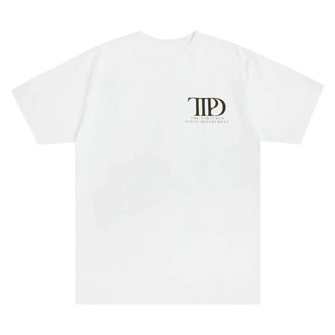 Taylor Swift Merch Store The Tortured Poets Department White Shirt All Merch