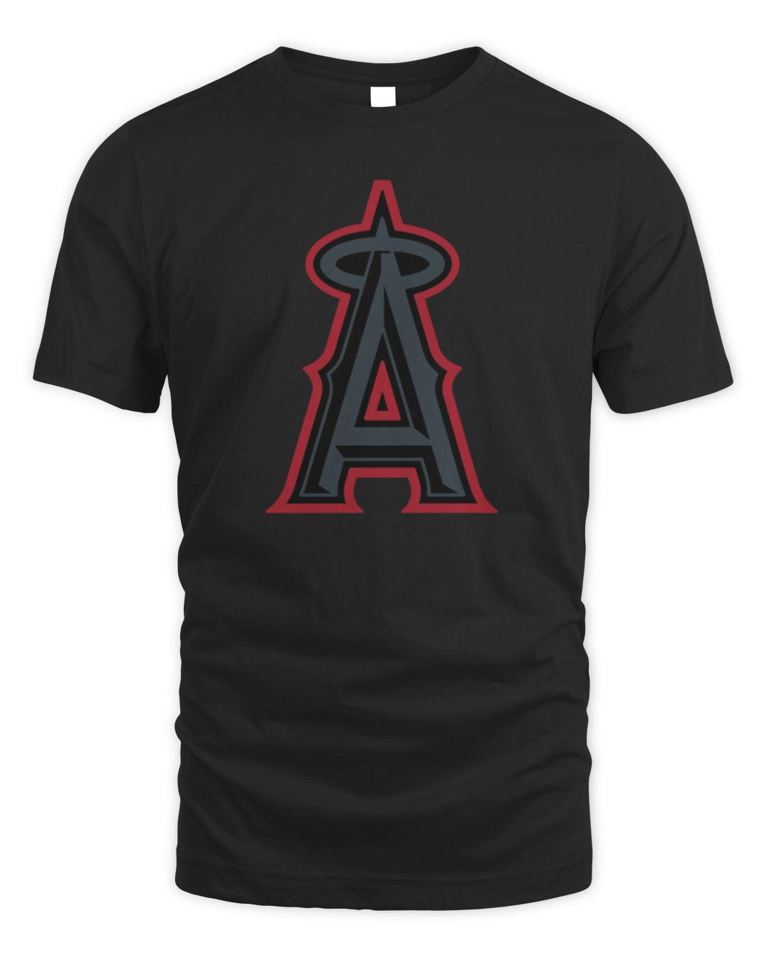 Mlb Los Angeles Angels Black Taylor Logo Hoodie Sweatshirt All Merch