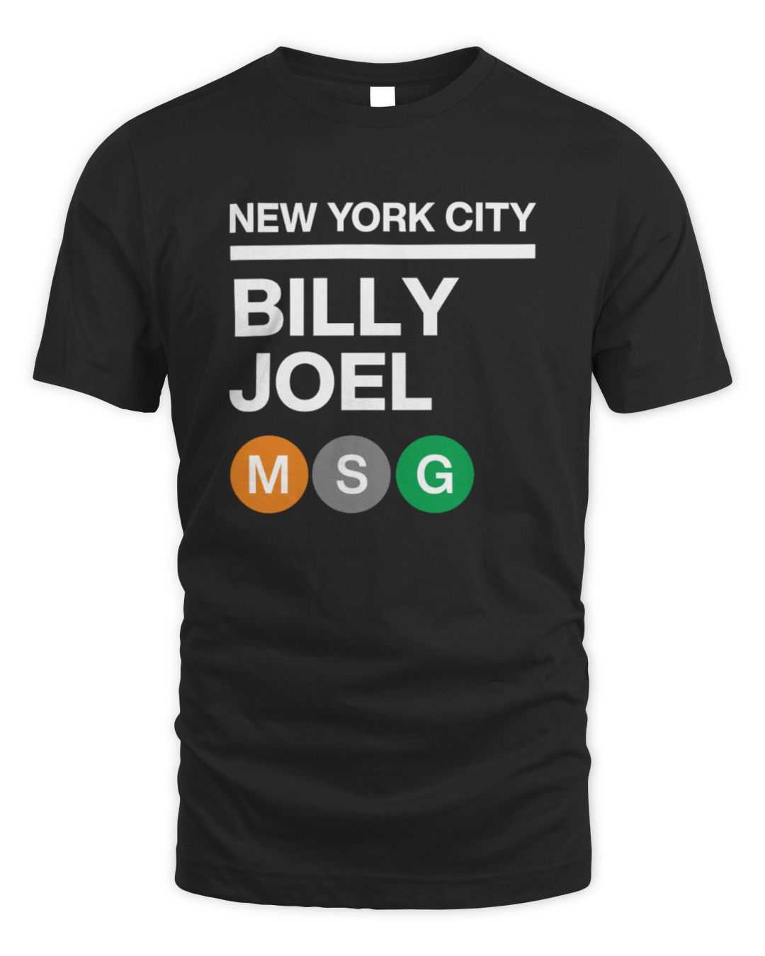 Billy Joel MSG Subway T Shirt All Merch
