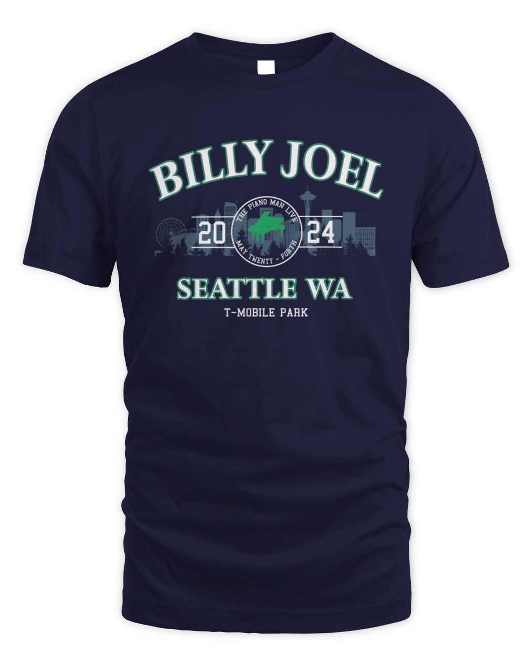 Billy Joel 5-24-24 Seattle Skyline Event T Shirt All Merch