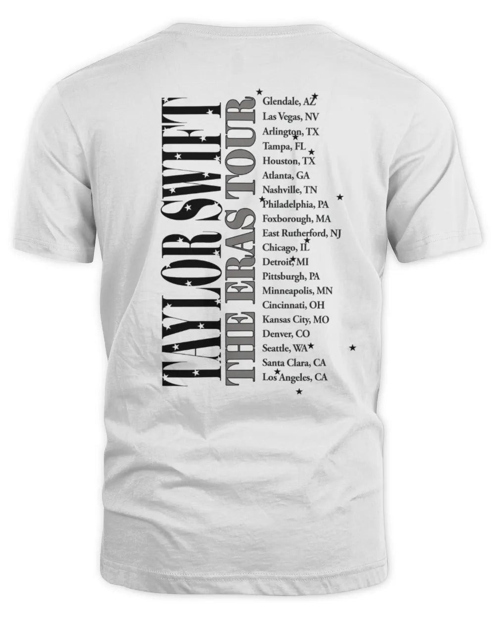 Taylor Swift The Eras Tour Reputation Album T-Shirt All Merch