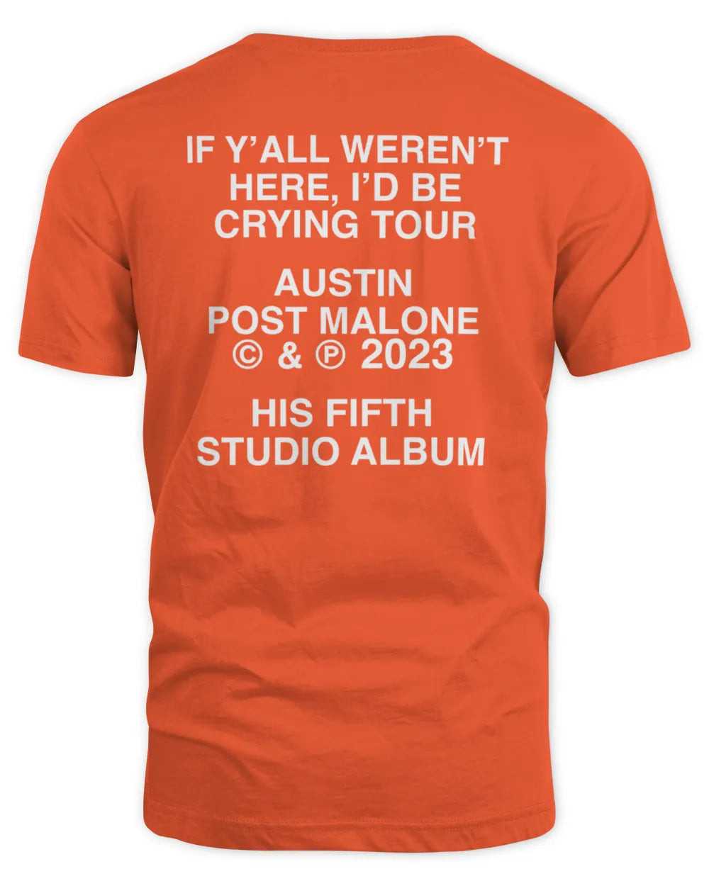 Post Malone Merch Keys Tour T-Shirt All Merch