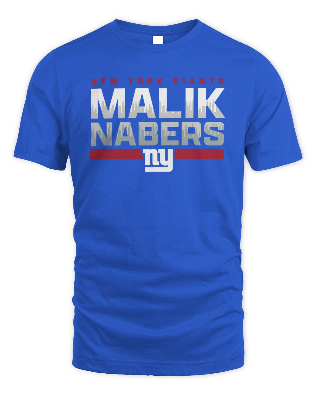 Branded Malik Nabers Royal New York Giants Hometown Draft T-Shirt All Merch