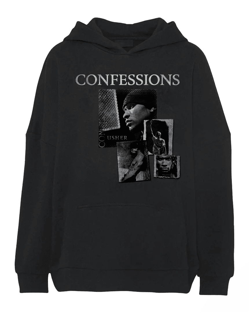 Official Usher Raymond Musician Confessions Photo Hoodie All Merch