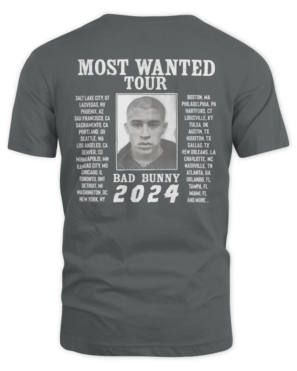 Most Wanted Tour Merch Bad Bunny Most Wanted 2025 Hoodie All Merch