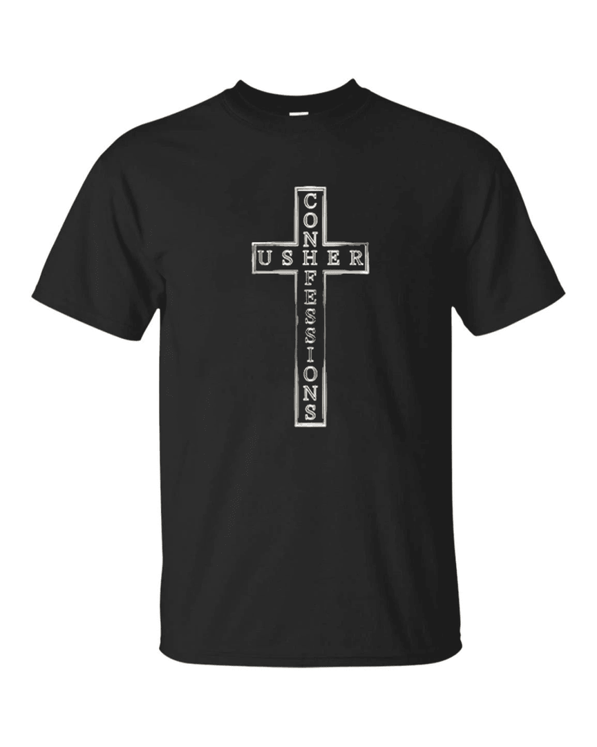 Usher Merch Usher Confessions Cross T Shirt All Merch