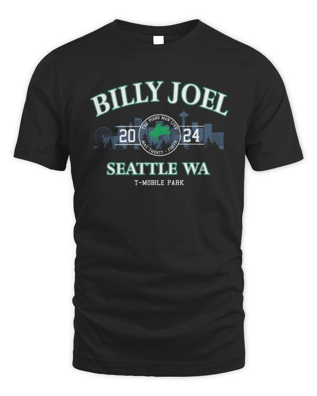 Billy Joel 5-24-24 Seattle Skyline Event Shirt All Merch