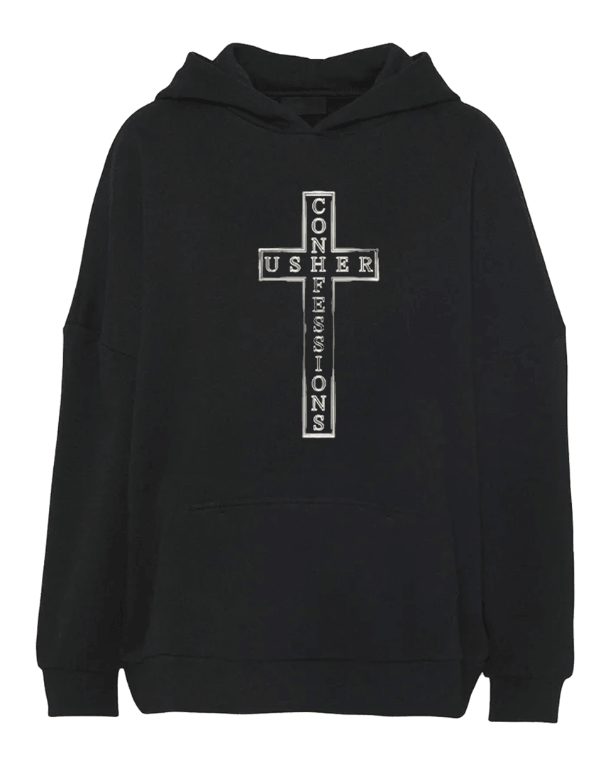 Official Usher Confessions Cross Hoodie All Merch