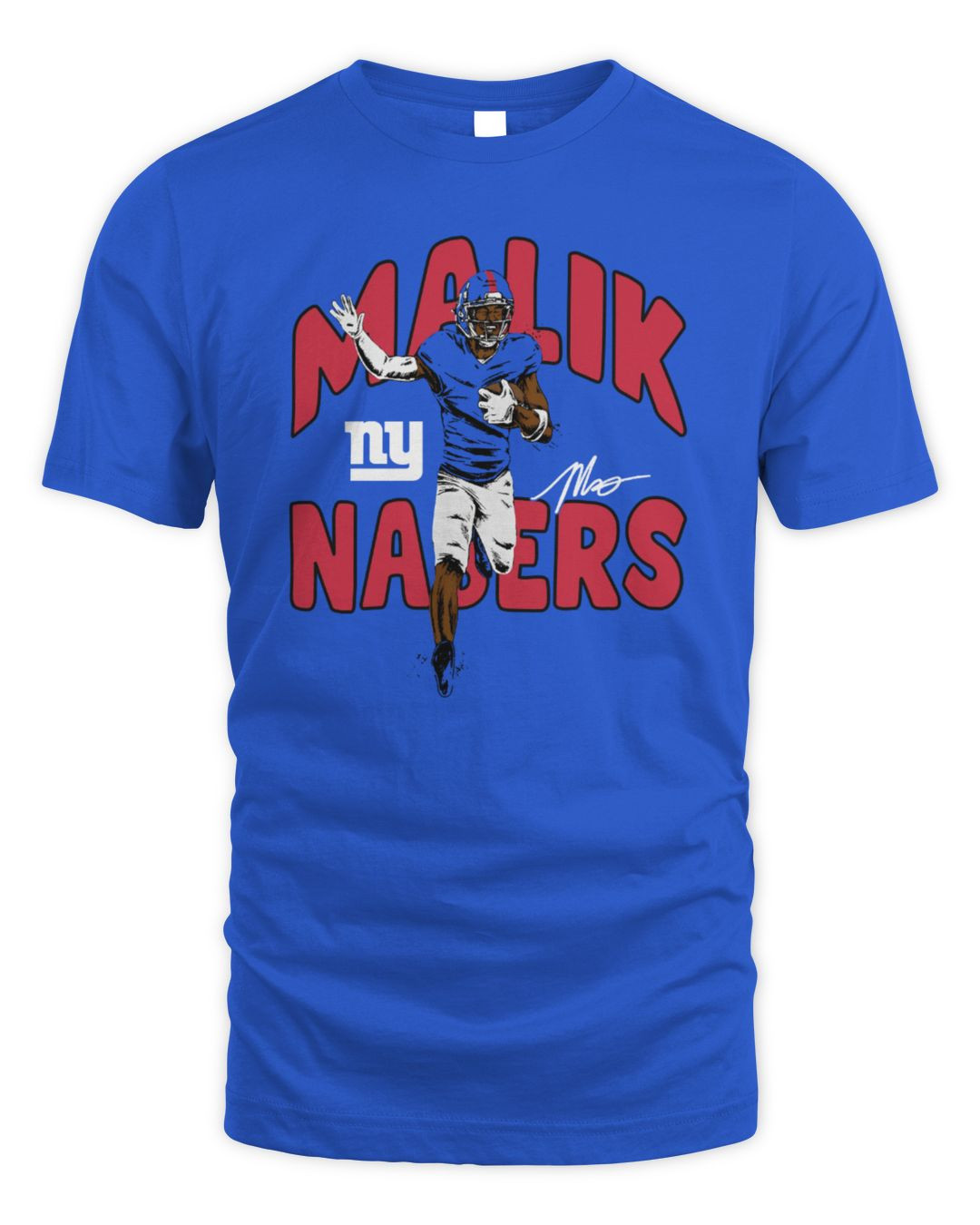Malik Nabers New York Giants Homage Caricature Player T-Shirt All Merch