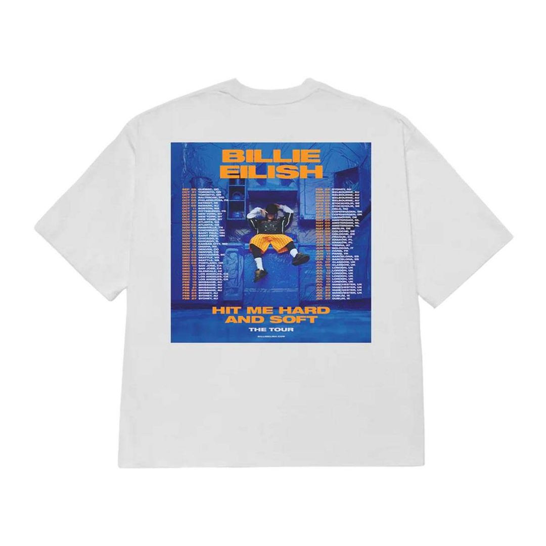 Billie Eilish Merch Hit Me Hard And Soft Admat Poster Tee All Merch