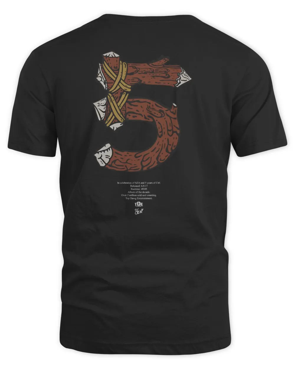 Sza Merch Store Inglewood CTRL 5 Year Balloon Shirt All Merch
