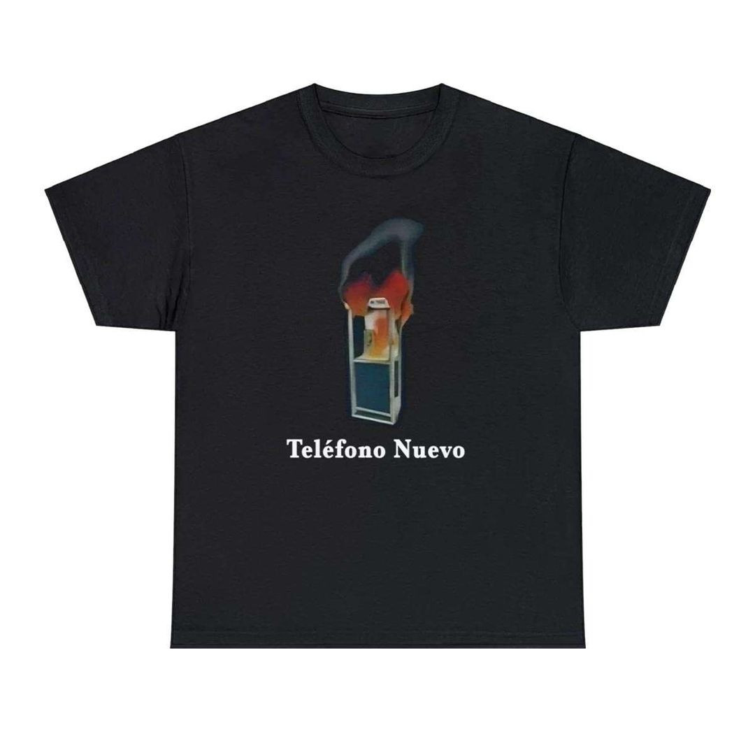 Bad Bunny Most Wanted Tour Burning Telephone Black Tee All Merch