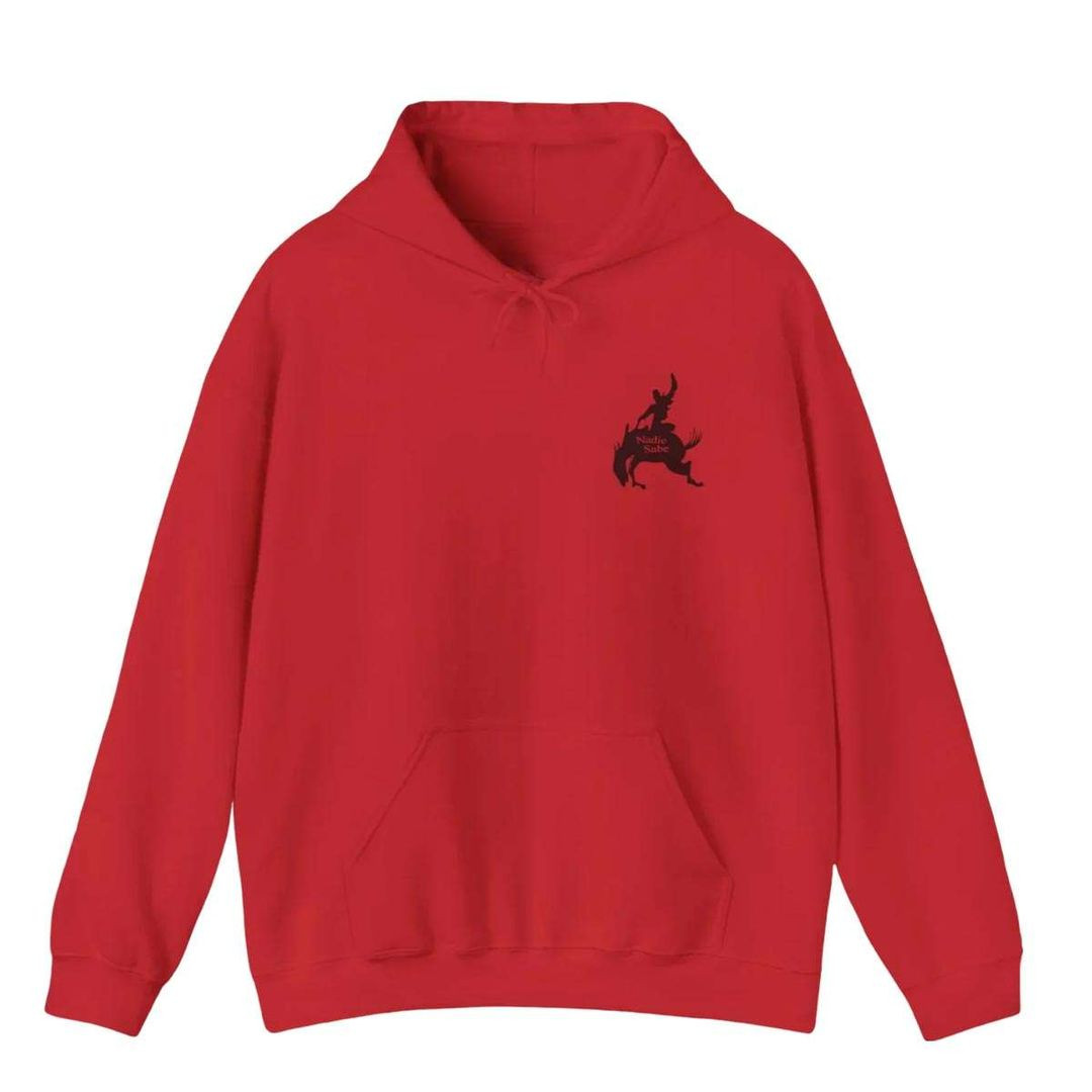 Bad Bunny Most Wanted Tour Nadie Sabe Most Wanted Horse Red Hoodie All Merch