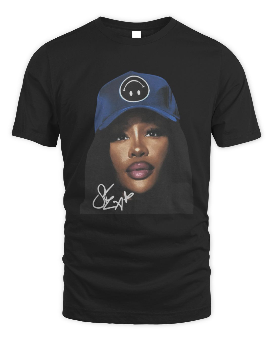 Obsessed With Graphic Tees SZA Smiley Big Face Graphic Tee All Merch