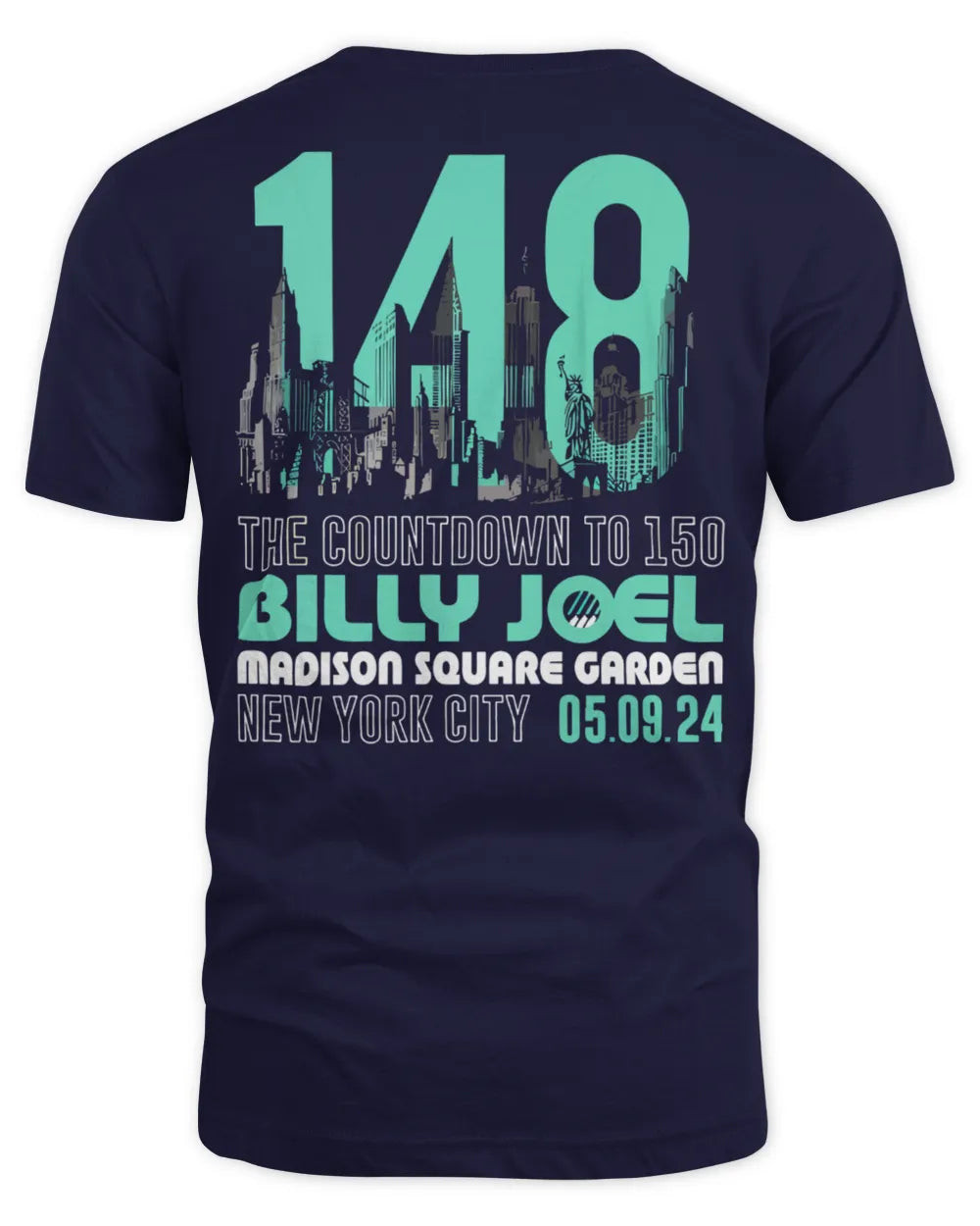 Billy Joel Merch 5-9-24 Msg New York Event Shirt All Merch
