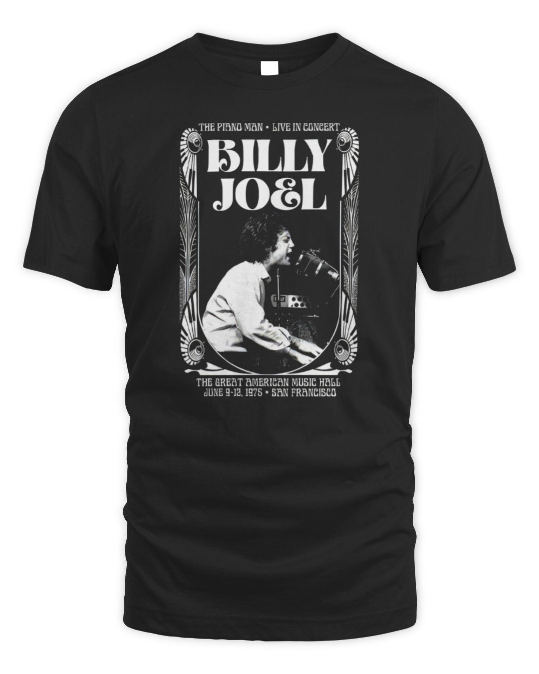 Billy Joel Merchandise Great American Music Hall Shirt All Merch