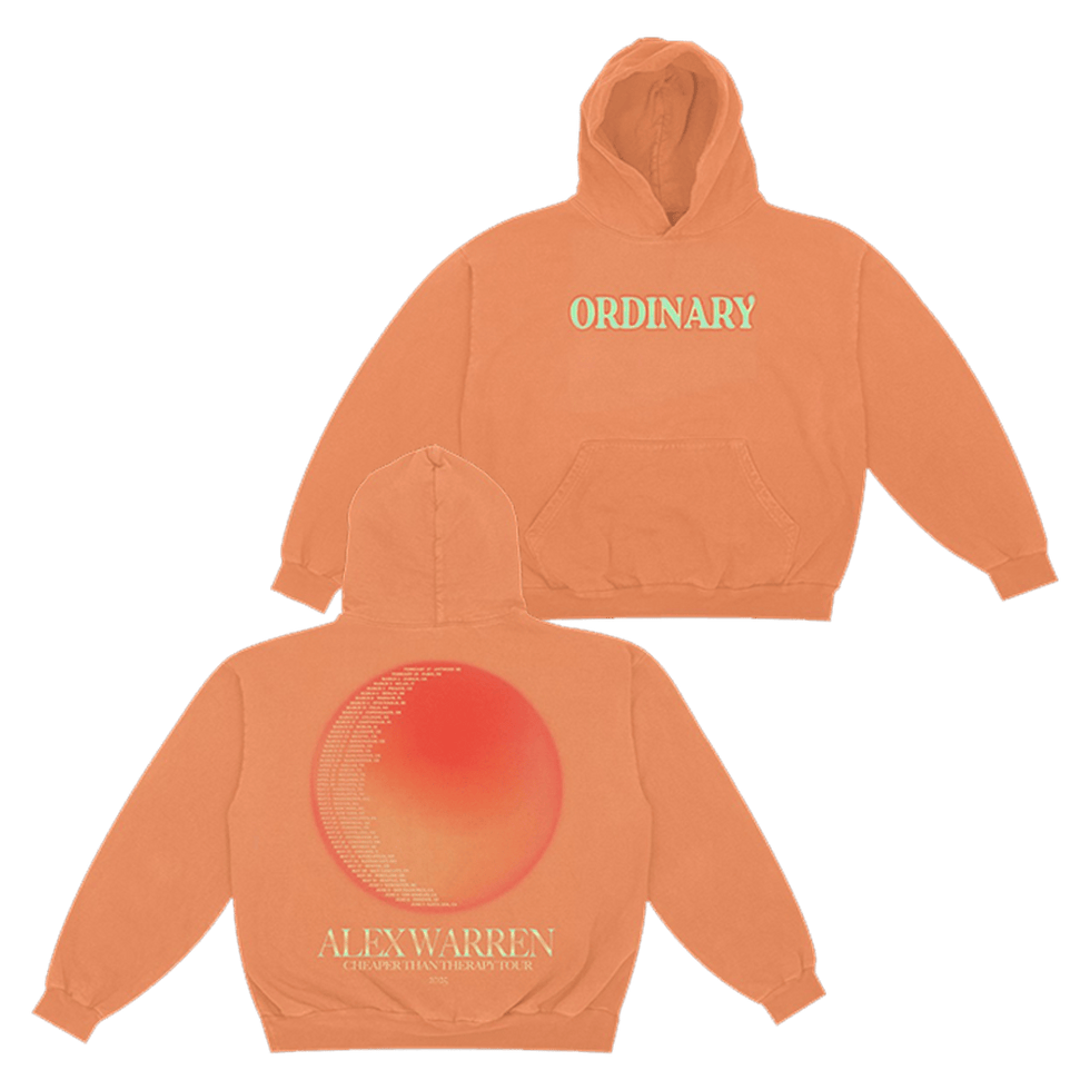 Alex Warren Merch Ordinary Hoodie Che Aper Than Therapy Tour Merch