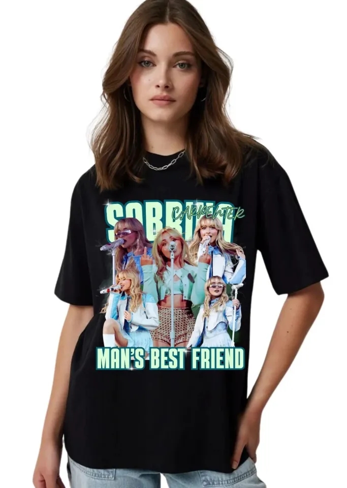 Sabrina Carpenter Man’S Best Friend Tour Vintage Style T-Shirt