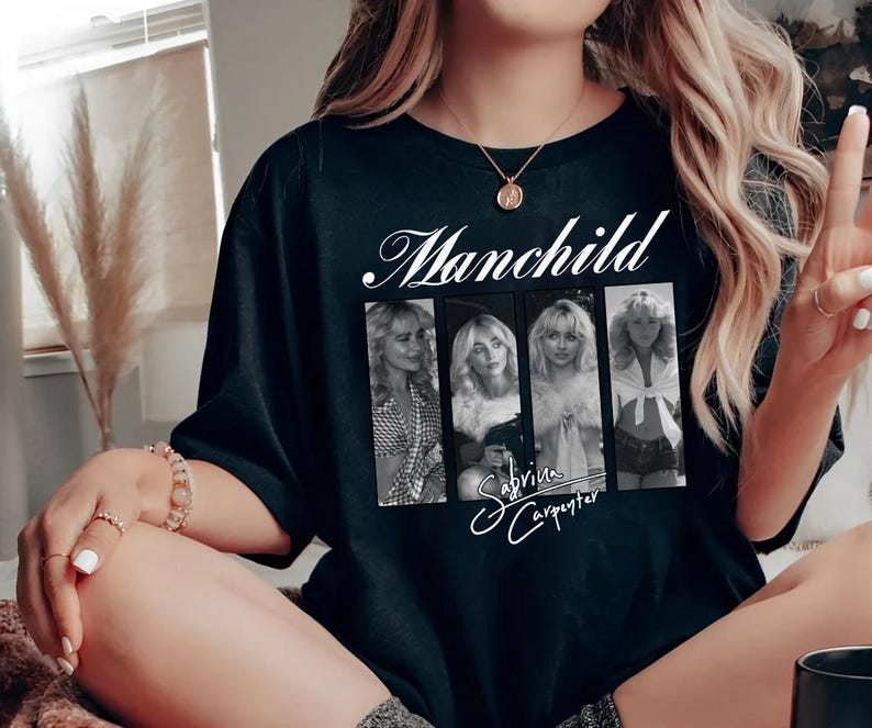 Manchild Sab Carp T-Shirt, Short N’ Sweet Tour Shirt, Music Concert Manchild Shirt