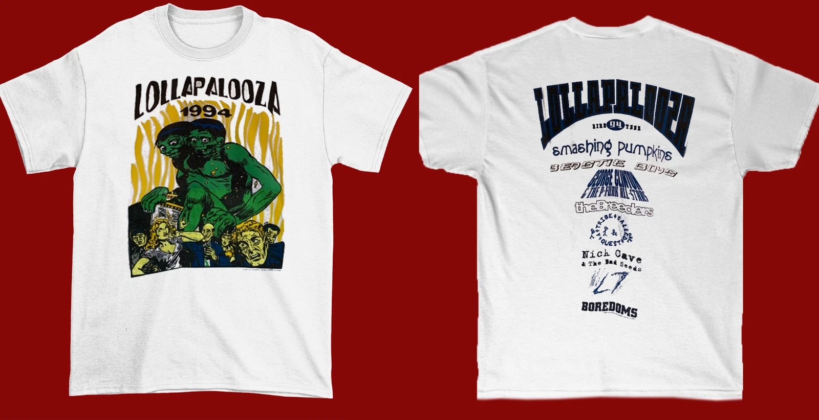 Lollapalooza 1991 Unisex Black Shirt
