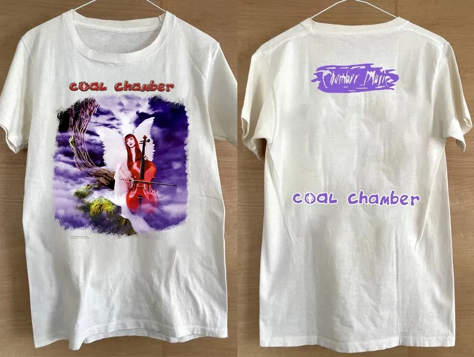 1999 Coal Chamber – Chamber Music White Gift Fans Unisex Shirt