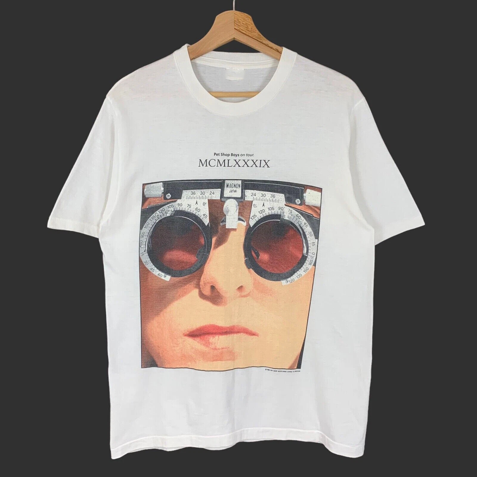 Vintage 1989 Pet Shop Boys Mcmlxxxix Tour Shirt T – Shirt