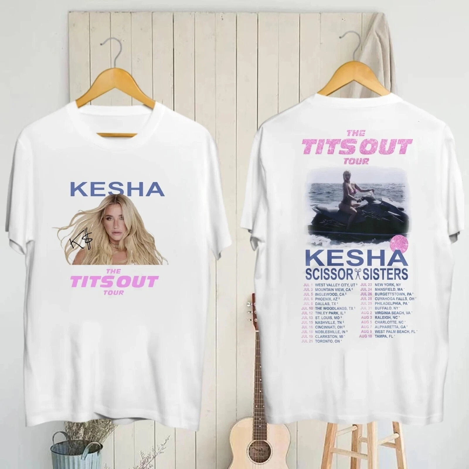 Kesha The Tits Out Tour 2025 T-Shirt