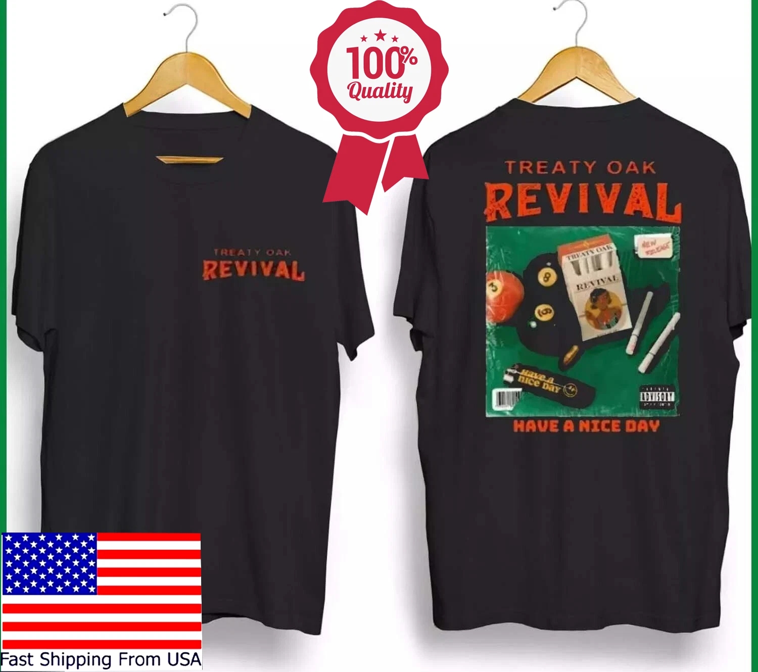 Treaty Oak Revival Unisex T-Shirt Retro Style For Fun Gatherings For Men