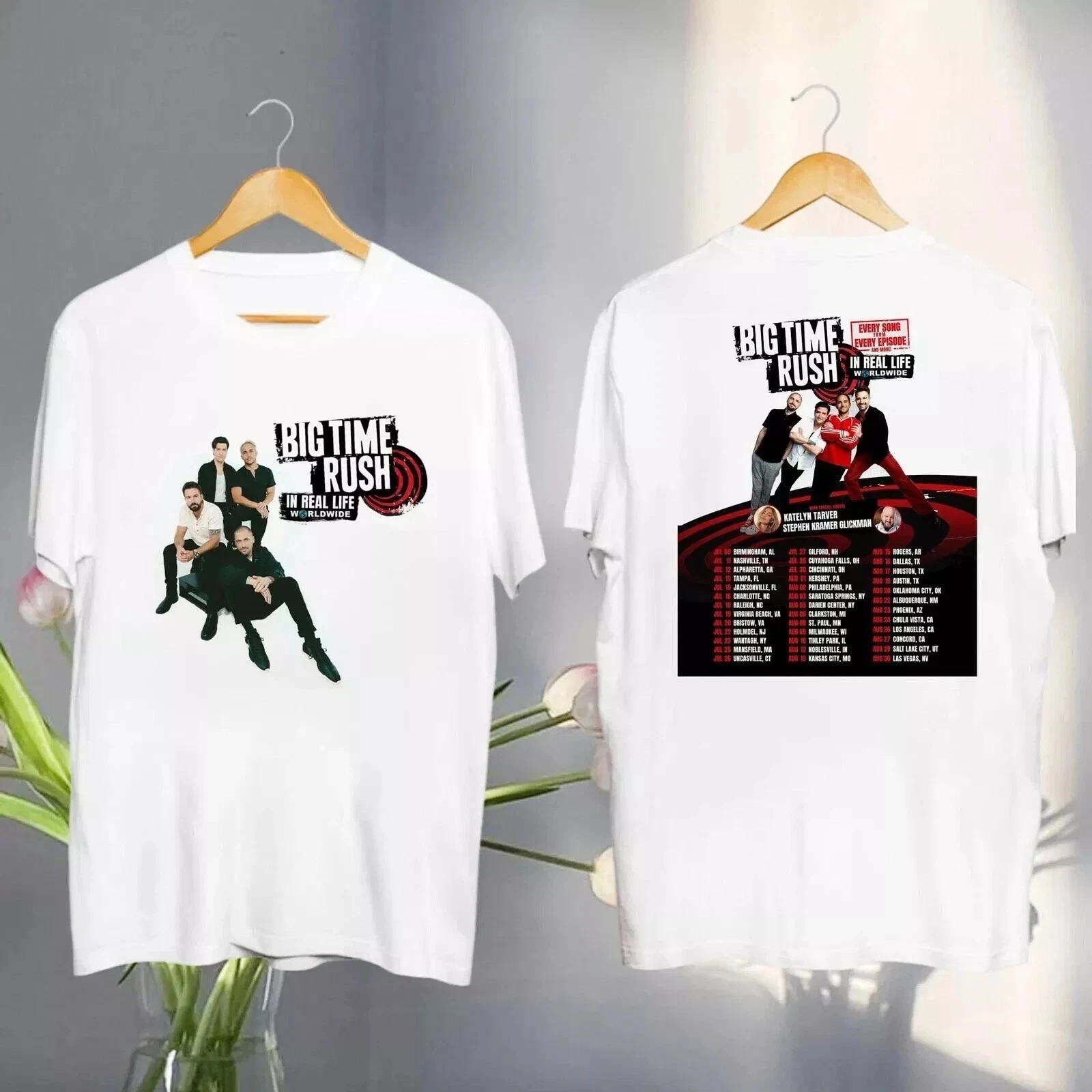 2025 Big Time Rush In Real Life Worldwide Tour Shirt