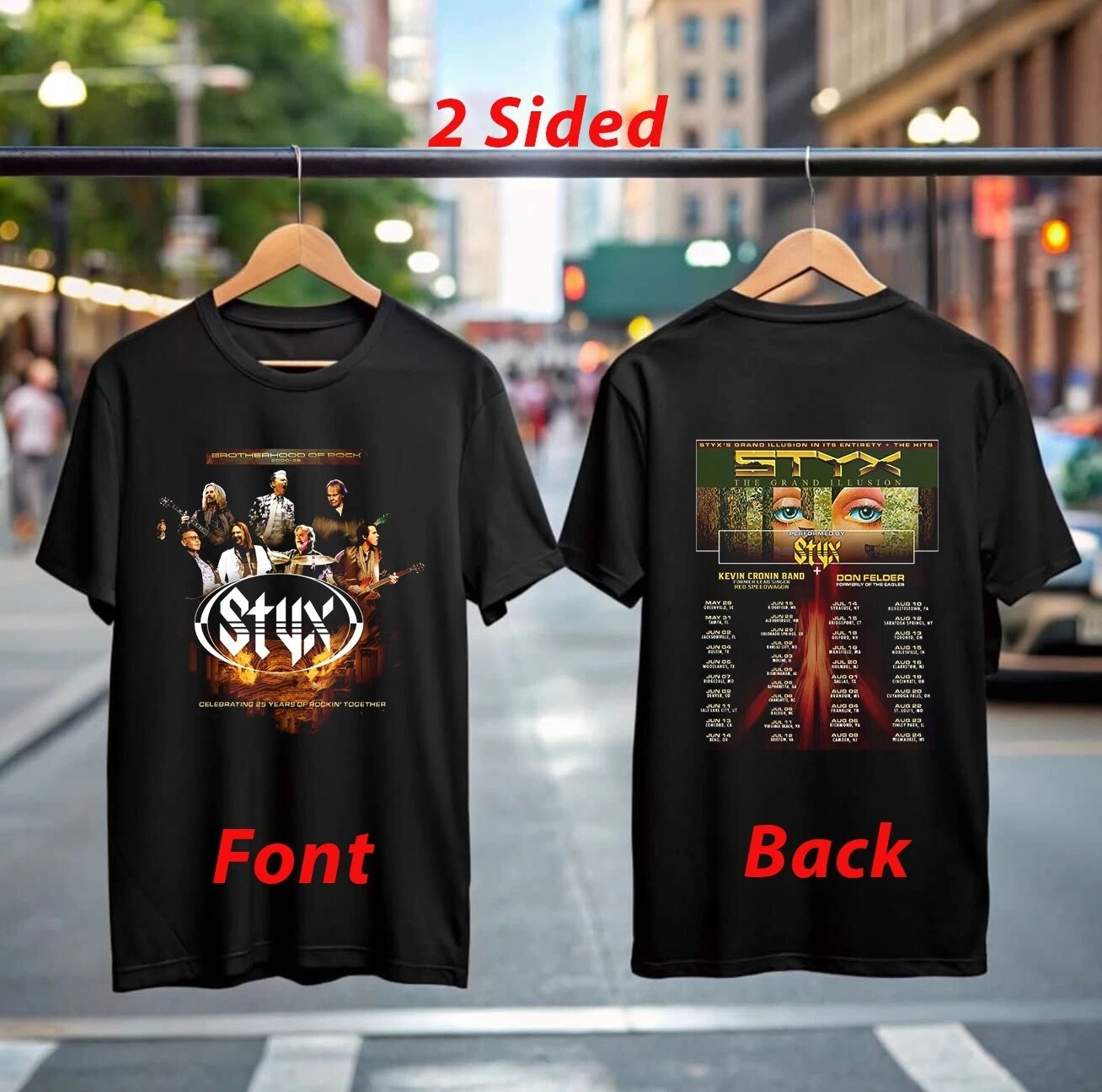 Styx The Grand Illusion Tour 2025 T-Shirt