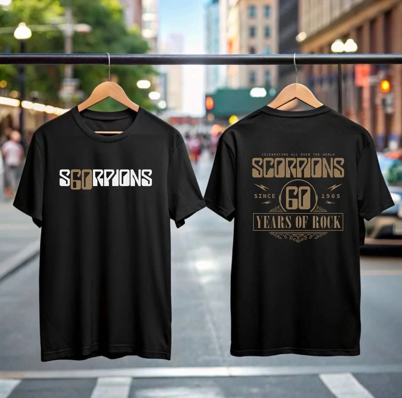 Scorpions 60Th Anniversary Tour 2025 T-Shirt Rock Band Shirt