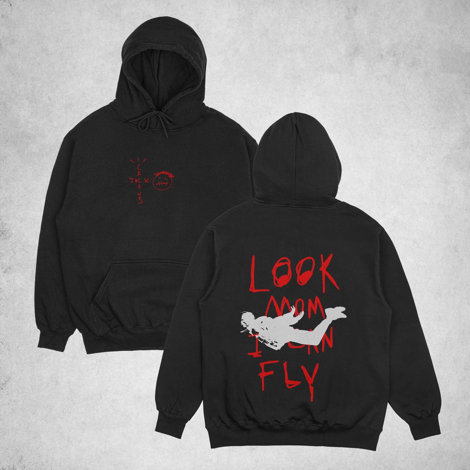 Travis Scott ‘Look Mom I Can Fly’ Hoodie, Travis Scott Cactus Jack Hoodie