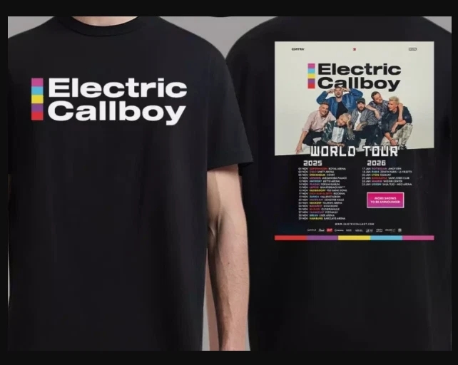Electric Callboy World Tour 2025 2026 Europe Tour T-Shirt