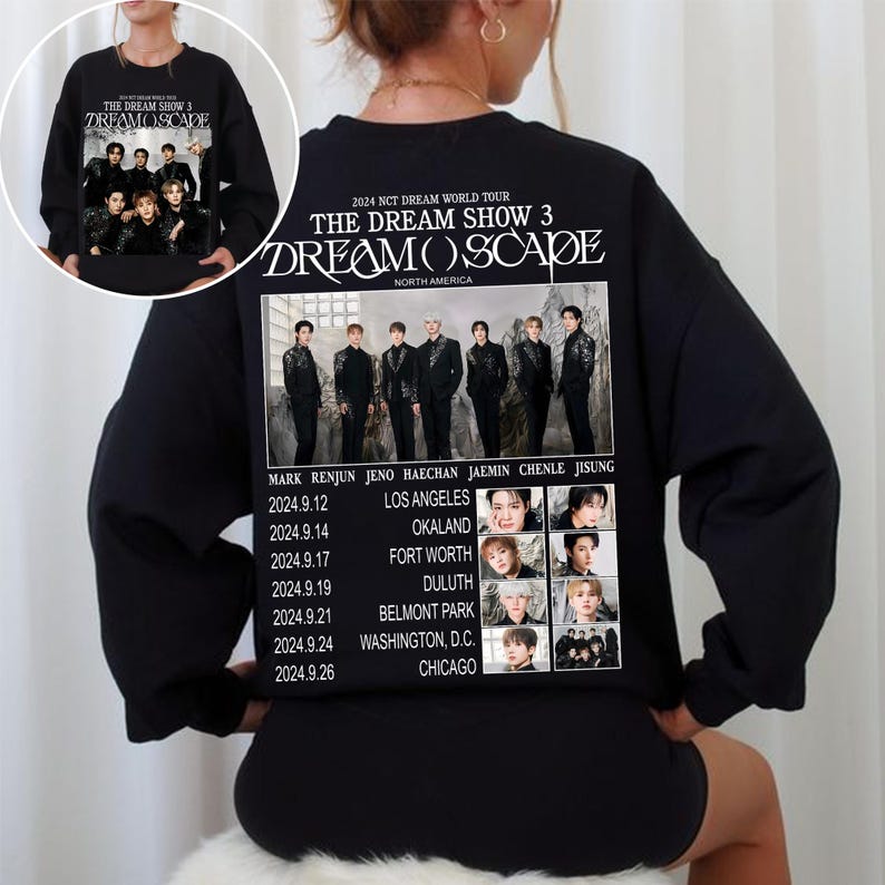 Nct Dream The Dream Show 3 Dream Scape World Tour Sweatshirt Dream Scape Album Shirt
