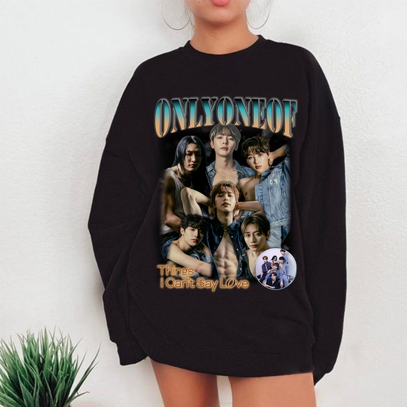 Retro Onlyoneof Kpop Sweatshirt Onlyoneof Things I Can’T Say Love Album Shirt