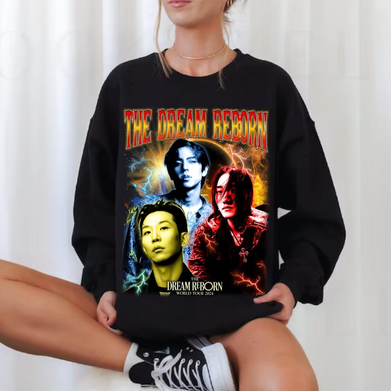 Retro The Dream Reborn Graphic T-Shirt The Dream Reborn World Tour Shirt