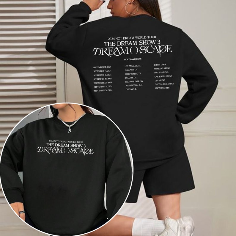 Nct Dream The Dream Show 3 Dream Scape World Tour Sweatshirt Dream Scape Album Shirt