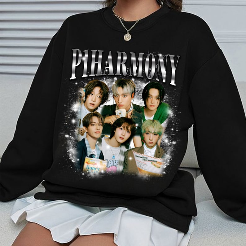 P1Harmony Kpop Sweatshirt P1Harmony Live Tour Shirt