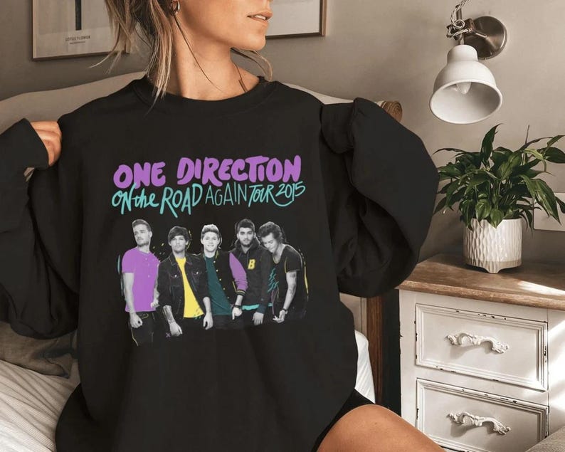 One Direction On The Road Again Tour 2015 Merch T-Shirt