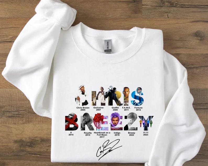 Chris Breezy Sweatshirt Chris Brown 11:11 Tour Sweatshirt