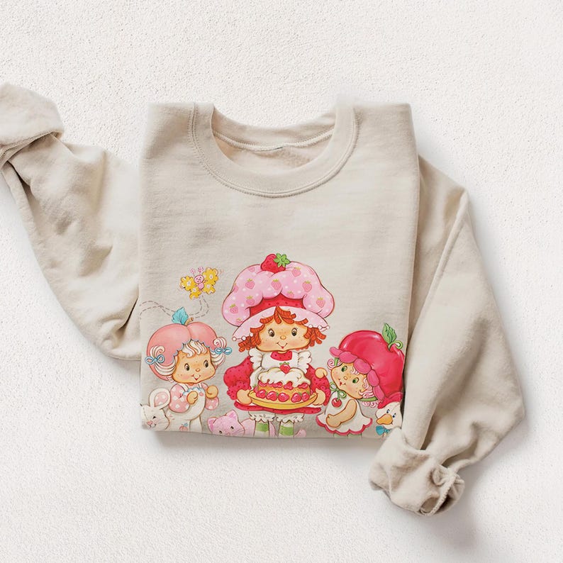 Life Is Delicious Sweatshirt Strawberry Graphic T-Shirt